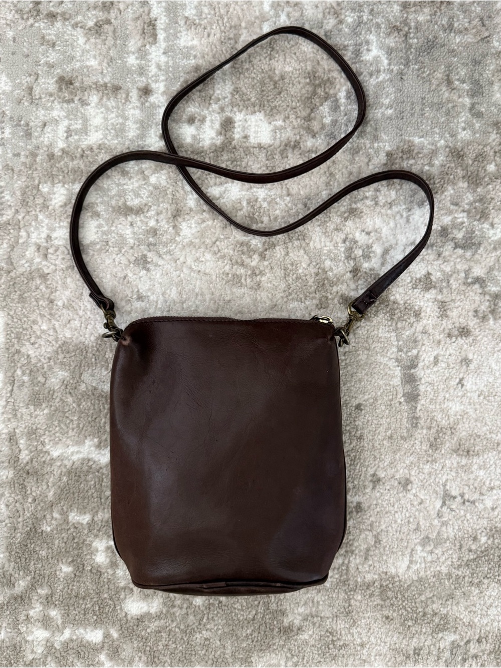 Gap Brown Leather Crossbody Bag